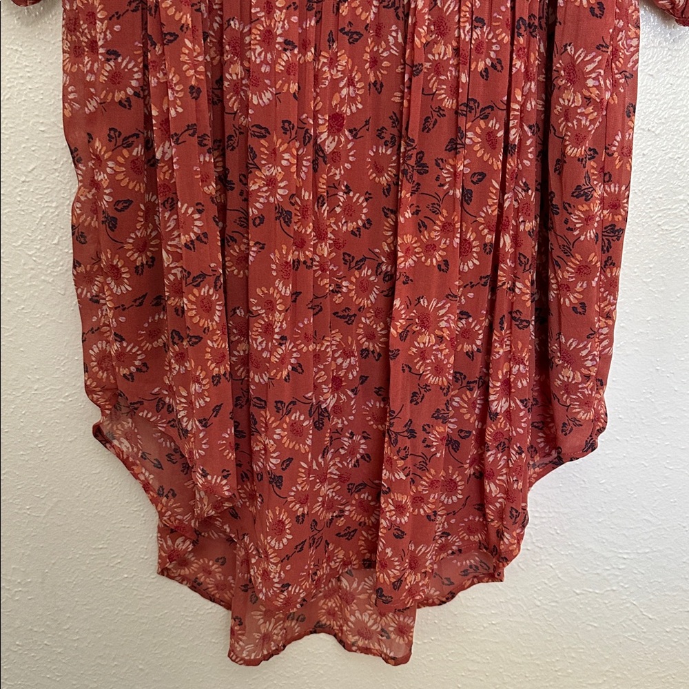 Free People Long Sleeve Midi Dress - Picture 5 of 10